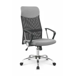 Garnero Arredamenti Sedia da ufficio regolabile in tessuto nero grigio Tweedy