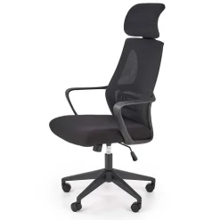 Garnero Arredamenti Sedia da ufficio regolabile con ruote in tessuto Clay Nero Discount