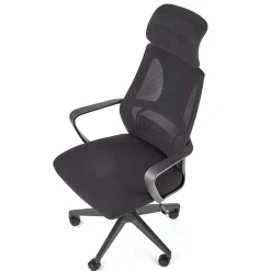 Garnero Arredamenti Sedia da ufficio regolabile con ruote in tessuto Clay Nero Discount