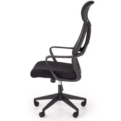 Garnero Arredamenti Sedia da ufficio regolabile con ruote in tessuto Clay Nero Discount