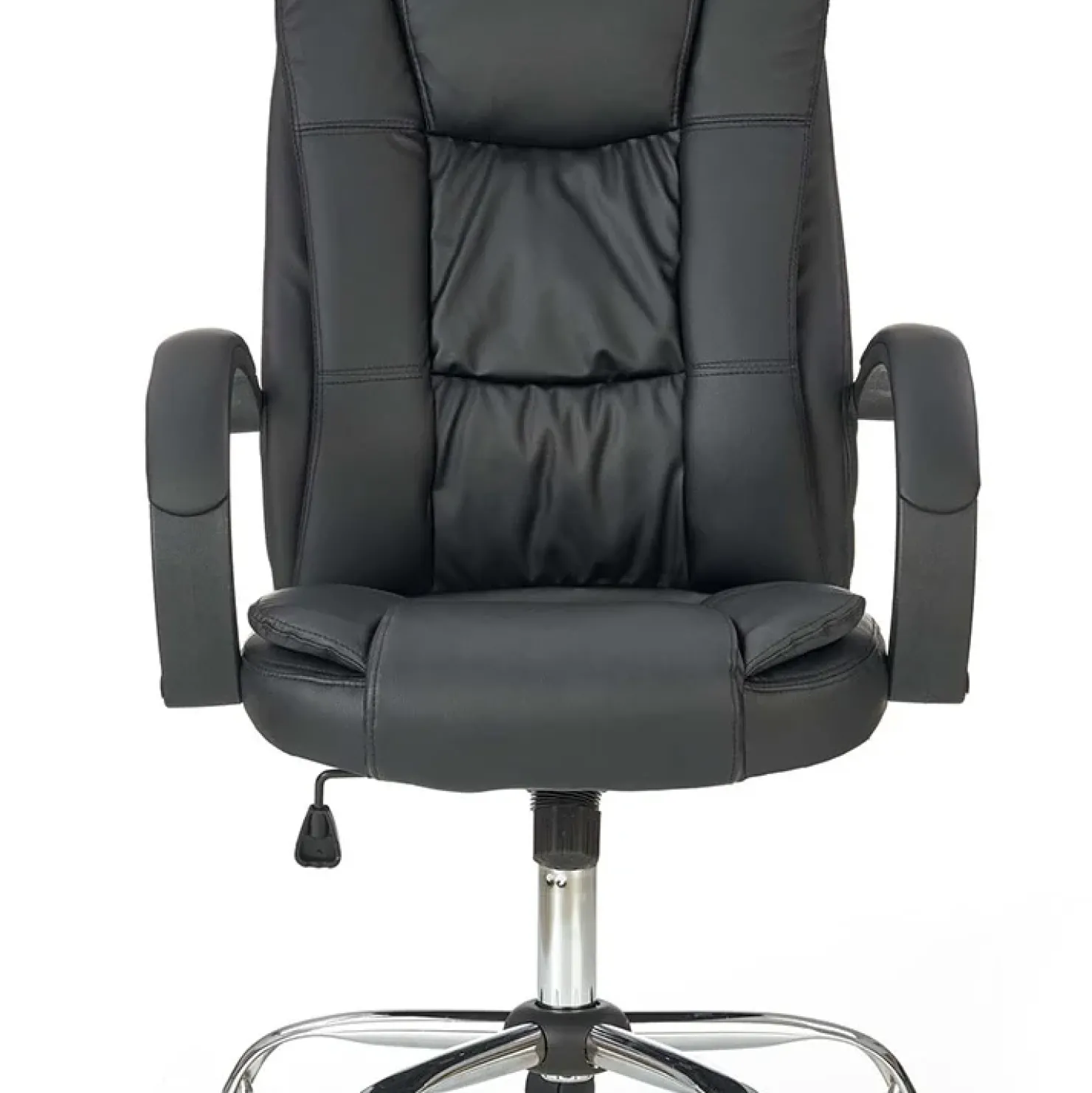 Garnero Arredamenti Sedia ergonomica imbottita con braccioli da ufficio presidenziale nera Class Nero Sale