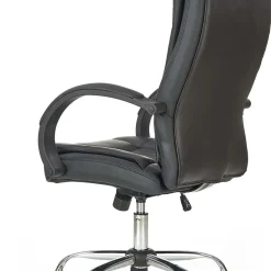 Garnero Arredamenti Sedia ergonomica imbottita con braccioli da ufficio presidenziale nera Class Nero Sale