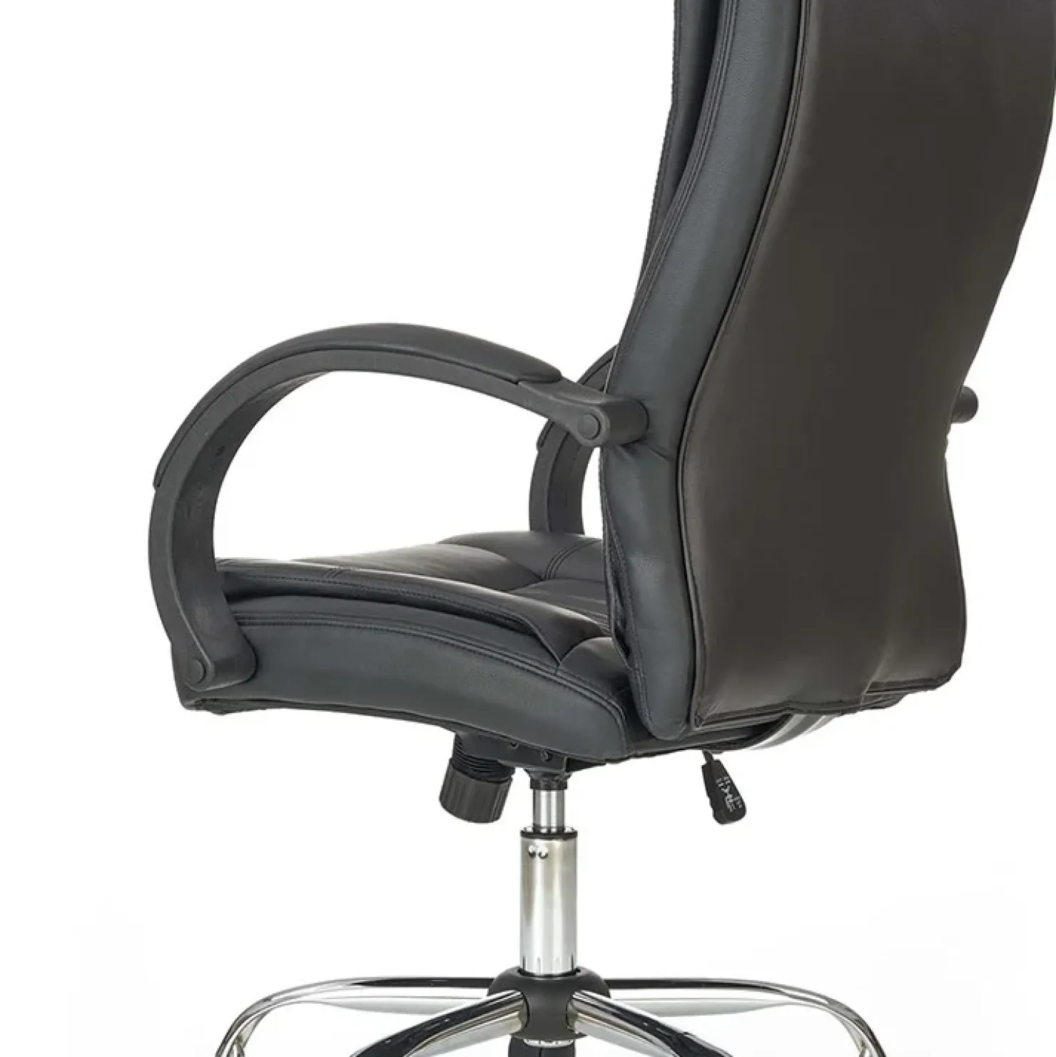 Garnero Arredamenti Sedia ergonomica imbottita con braccioli da ufficio presidenziale nera Class Nero Sale