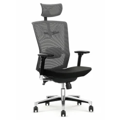 Garnero Arredamenti Sedia gaming con ruote regolabile in tessuto nero Torres Online