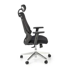 Garnero Arredamenti Sedia gaming con ruote regolabile in tessuto nero Riccardi New