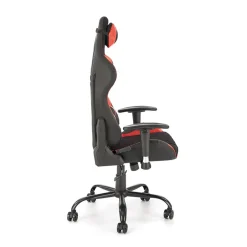 Garnero Arredamenti Sedia gaming con ruote regolabile in tessuto rosso nero Degel Hot