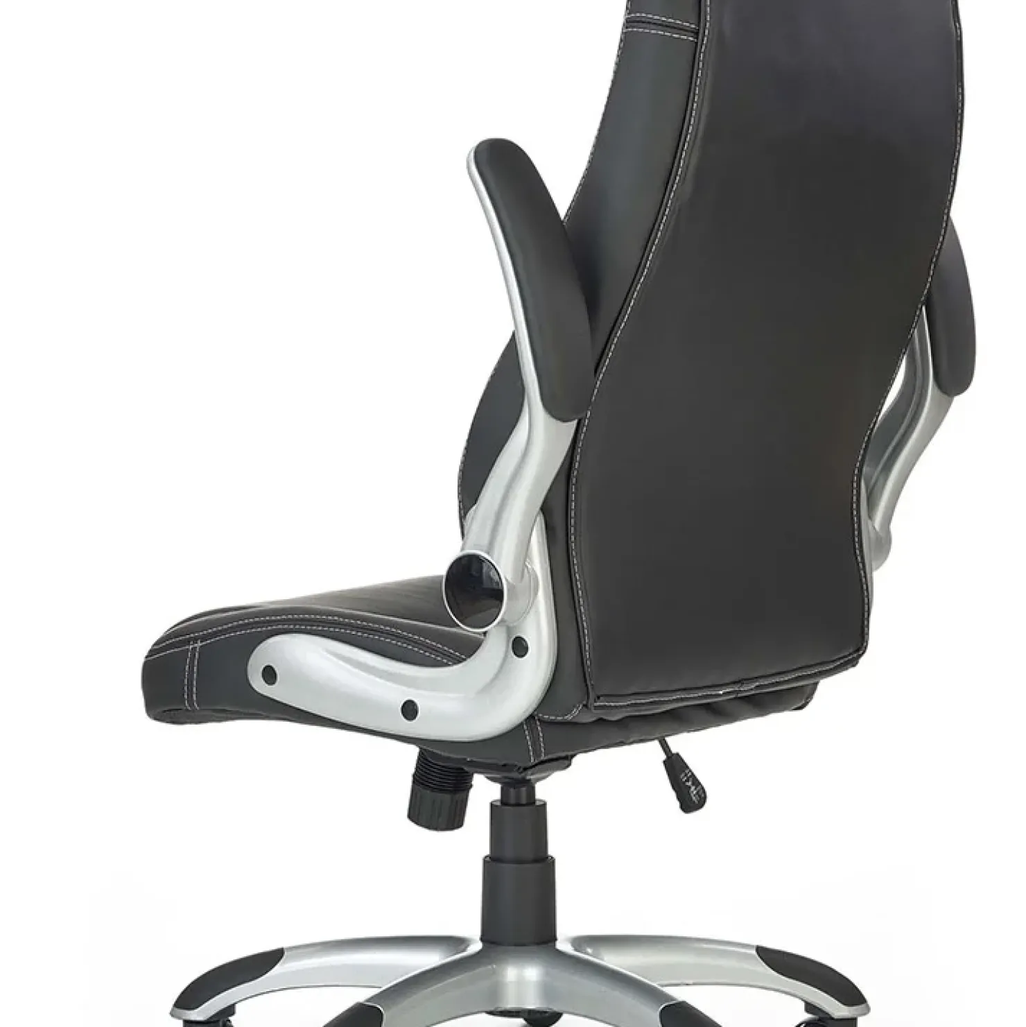 Garnero Arredamenti Sedia gaming da ufficio con ruote e braccioli nero bianco Mito Best