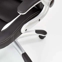 Garnero Arredamenti Sedia gaming da ufficio con ruote e braccioli nero bianco Mito Best