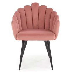 Garnero Arredamenti Sedia imbottita design moderno in velluto Alessia Rosa Clearance