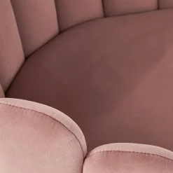 Garnero Arredamenti Sedia imbottita design moderno in velluto Alessia Rosa Clearance