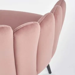 Garnero Arredamenti Sedia imbottita design moderno in velluto Alessia Rosa Clearance