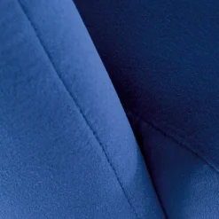 Garnero Arredamenti Sedia imbottita design moderno in velluto nero Alessia Blu Sale