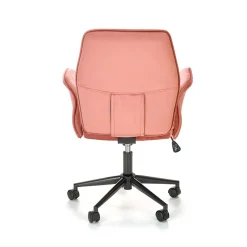 Garnero Arredamenti Sedia moderna con braccioli regolabile in velluto Dionisia Rosa Clearance