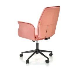 Garnero Arredamenti Sedia moderna con braccioli regolabile in velluto Dionisia Rosa Clearance