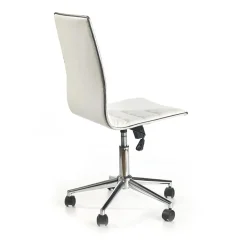 Garnero Arredamenti Sedia moderna da ufficio regolabile in ecopelle Edipo Bianco Sale