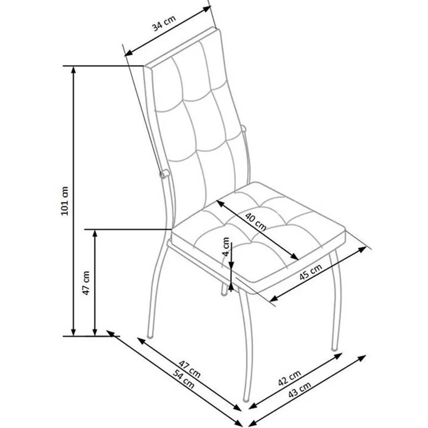 Garnero Arredamenti Sedia moderna imbottia in velluto acciaio cromato Reina Grigio Hot