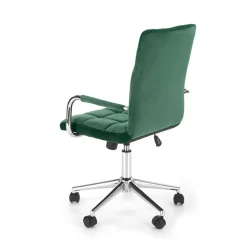 Garnero Arredamenti Sedia per scrivania ragazzi in velluto scuro Burbon Verde Sale