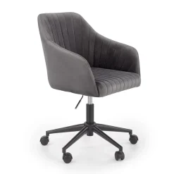 Garnero Arredamenti Sedia per scrivania ragazzi in velluto Marengo Grigio Outlet