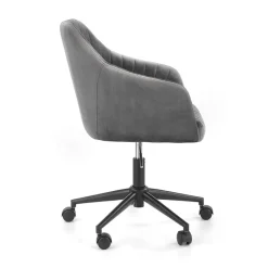 Garnero Arredamenti Sedia per scrivania ragazzi in velluto Marengo Grigio Outlet