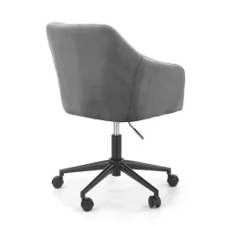 Garnero Arredamenti Sedia per scrivania ragazzi in velluto Marengo Grigio Outlet