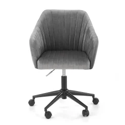 Garnero Arredamenti Sedia per scrivania ragazzi in velluto Marengo Grigio Outlet