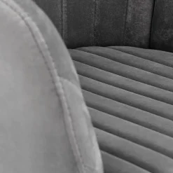 Garnero Arredamenti Sedia per scrivania ragazzi in velluto Marengo Grigio Outlet