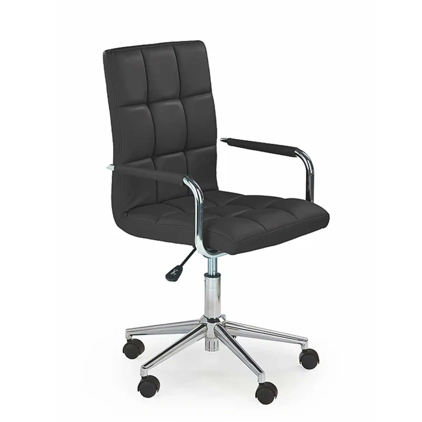 Garnero Arredamenti Sedia per scrivania ragazzi in ecopelle nera Holly Nero Discount