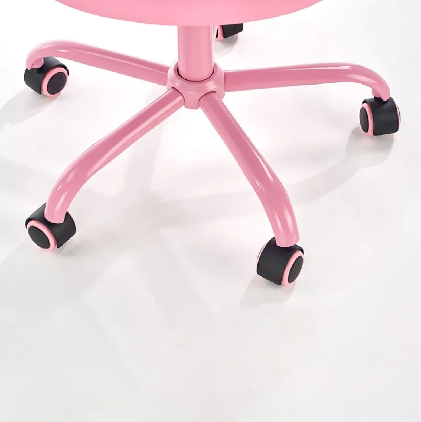 Garnero Arredamenti Sedia per scrivania ragazzi con ruote in polipropilene Ciclope Rosa Online