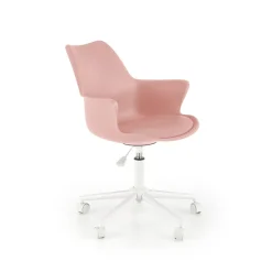 Garnero Arredamenti Sedia per scrivania ragazzi girevole in ecopelle Platone Rosa Outlet