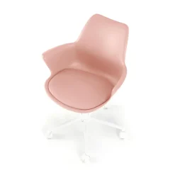 Garnero Arredamenti Sedia per scrivania ragazzi girevole in ecopelle Platone Rosa Outlet