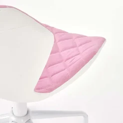 Garnero Arredamenti Sedia per scrivania ragazzi in tessuto ecopelle bianco Bilbao Rosa Discount