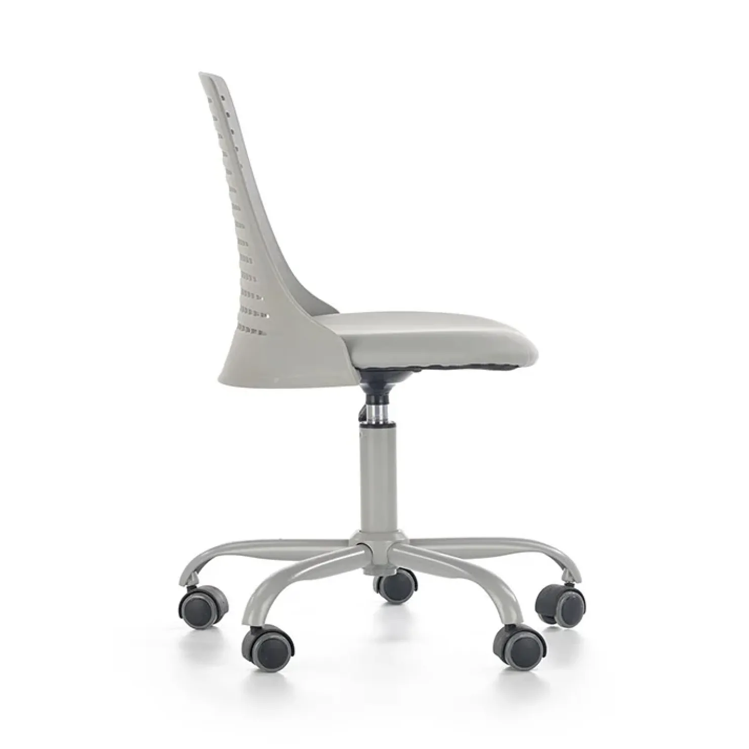 Garnero Arredamenti Sedia per scrivania ragazzi con ruote in polipropilene Ciclope Grigio Online