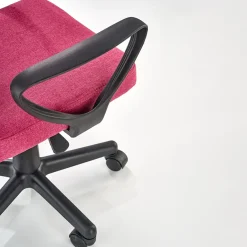 Garnero Arredamenti Sedia per scrivania ragazzi con ruote in tessuto grigio rosa Rodry Rosa - Grigio Discount