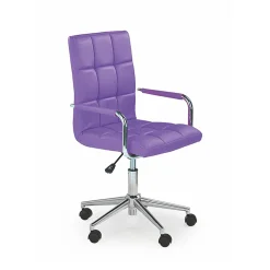 Garnero Arredamenti Sedia per scrivania ragazzi in ecopelle Holly Viola New