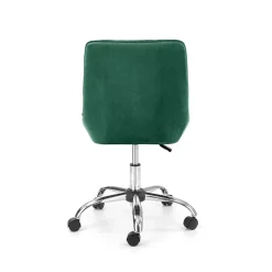 Garnero Arredamenti Sedia per scrivania ragazzi in velluto scuro Randy Verde Sale