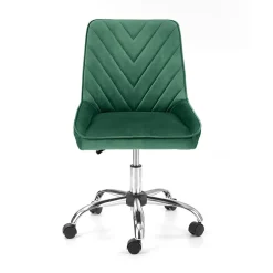 Garnero Arredamenti Sedia per scrivania ragazzi in velluto scuro Randy Verde Sale
