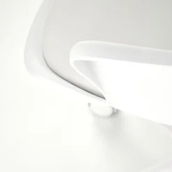 Garnero Arredamenti Sedia per scrivania ragazzi girevole in ecopelle bianca Platone Bianco Hot