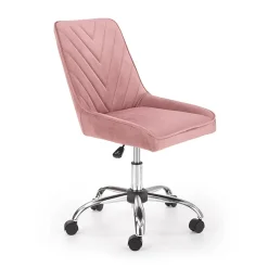Garnero Arredamenti Sedia per scrivania ragazzi in velluto Randy Rosa Online