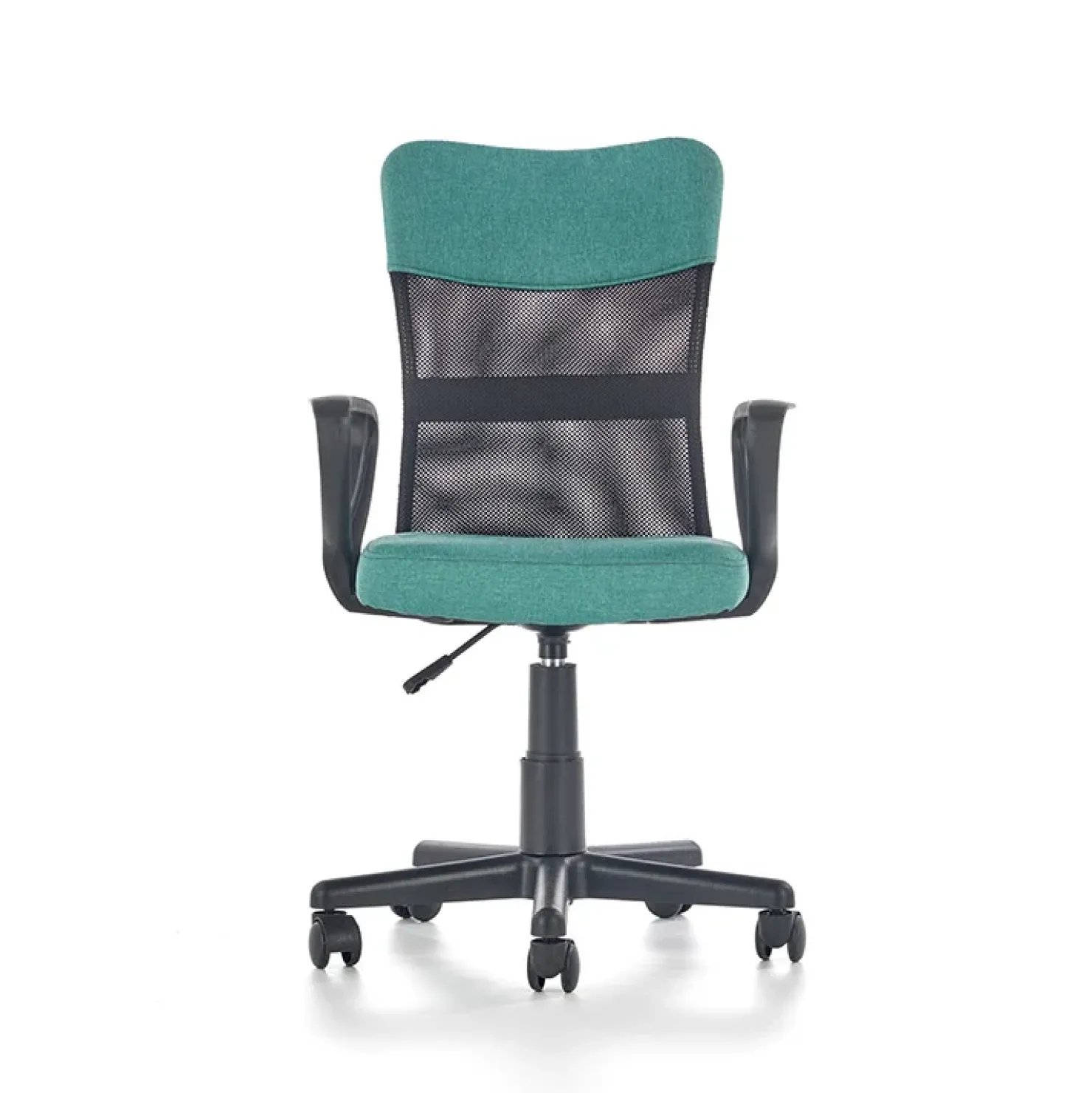 Garnero Arredamenti Sedia per scrivania ragazzi con ruote in tessuto grigio verde Rodry Grigio - Verde Clearance