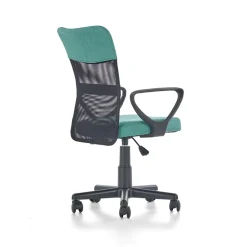 Garnero Arredamenti Sedia per scrivania ragazzi con ruote in tessuto grigio verde Rodry Grigio - Verde Clearance