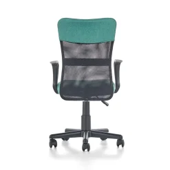 Garnero Arredamenti Sedia per scrivania ragazzi con ruote in tessuto grigio verde Rodry Grigio - Verde Clearance