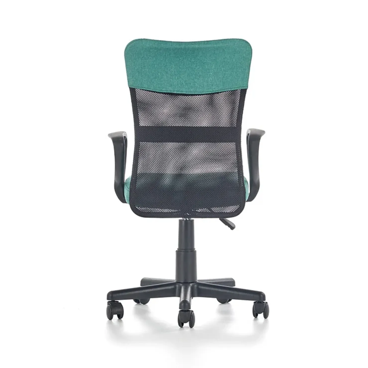 Garnero Arredamenti Sedia per scrivania ragazzi con ruote in tessuto grigio verde Rodry Grigio - Verde Clearance