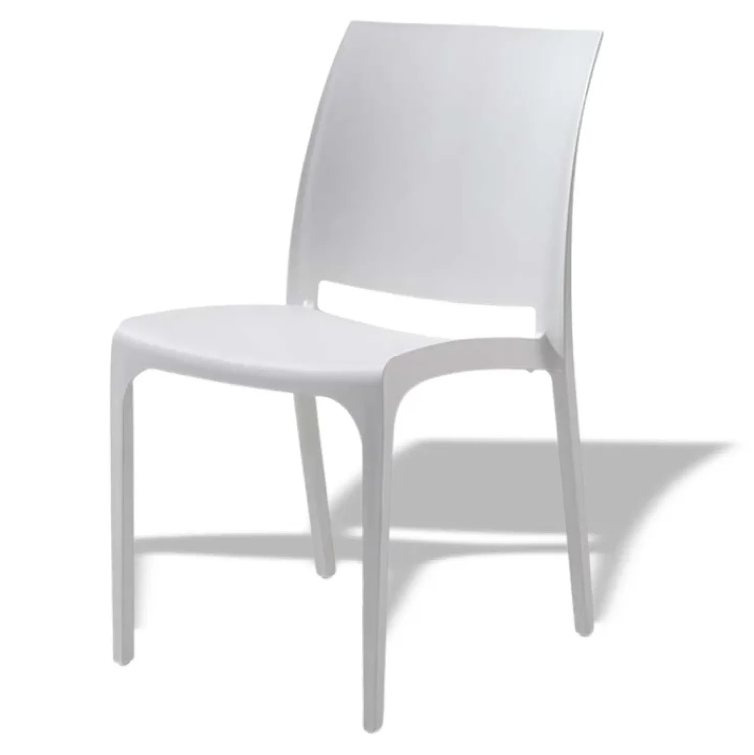 Garnero Arredamenti Sedia polipropilene impilabile Tape bianca Gihome® Bianco Online