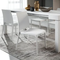 Garnero Arredamenti Sedia polipropilene impilabile Tape bianca Gihome® Bianco Online