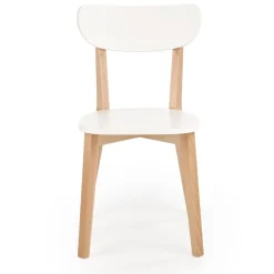 Garnero Arredamenti Sedia soggiorno design moderno bianco rovere Scandy Hot