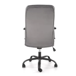 Garnero Arredamenti Sedia ufficio con ruote e braccioli in tessuto grigio Gennara Clearance