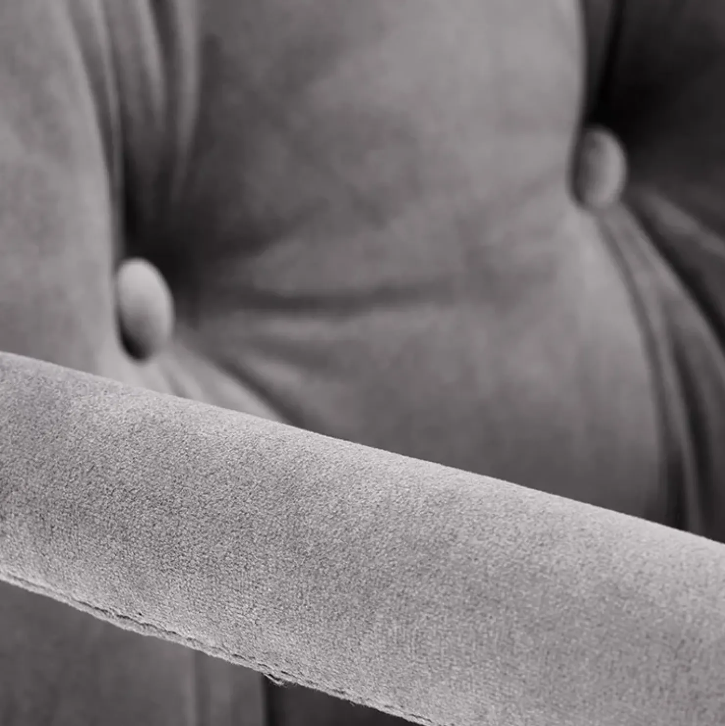 Garnero Arredamenti Sedia ufficio con ruote e braccioli in tessuto grigio Gennara Clearance