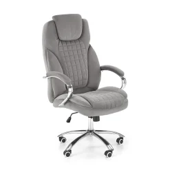 Garnero Arredamenti Sedia ufficio con ruote regolabile in velluto grigio Argor Hot