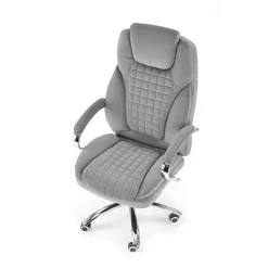 Garnero Arredamenti Sedia ufficio con ruote regolabile in velluto grigio Argor Hot