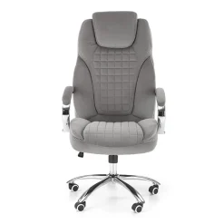 Garnero Arredamenti Sedia ufficio con ruote regolabile in velluto grigio Argor Hot